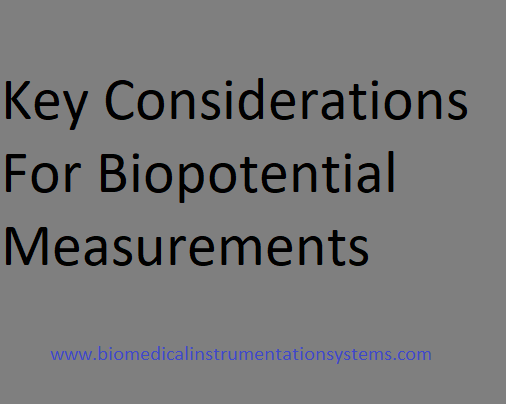 Biopotential measurements